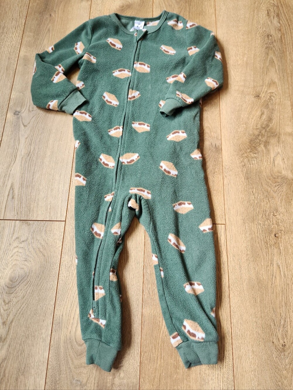 3t Fleece Smores Footless Pajamas